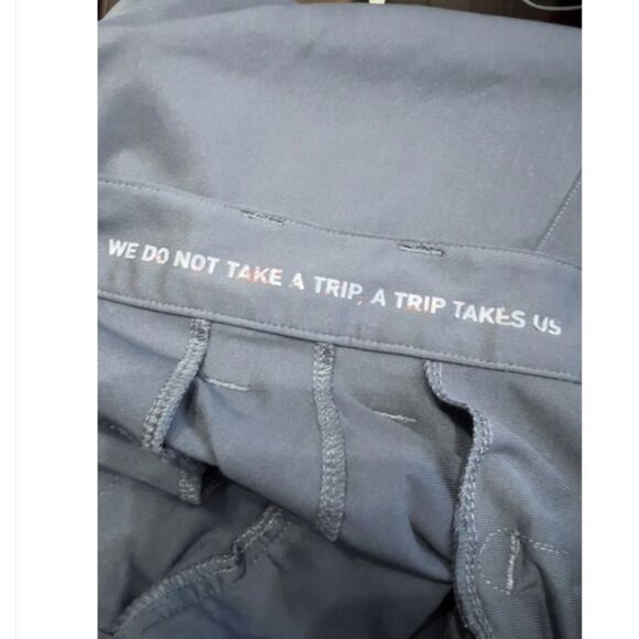 Rhone Commuter Pants Slacks Mens Size 36 Gray Polyester Stretch Work Office Trip - Picture 4 of 8